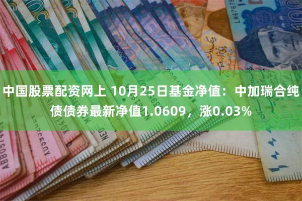 中国股票配资网上 10月25日基金净值：中加瑞合纯债债券最新净值1.0609，涨0.03%