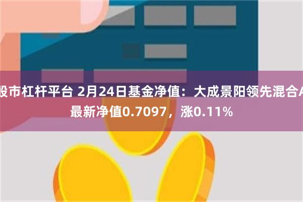 股市杠杆平台 2月24日基金净值：大成景阳领先混合A最新净值0.7097，涨0.11%